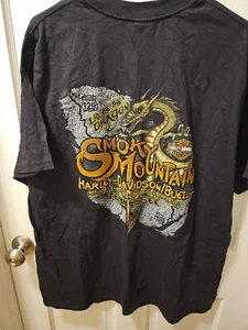 Harley Davidson Smokey Mountain 2007 "I Rode  The Dragon"  T-Shirt Size XL - Bild 1 von 7