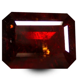 7.35 ct Wonderful Octagon Shape (11 x 9 mm) Orangy Red Spessartine Gemstone - Picture 1 of 1