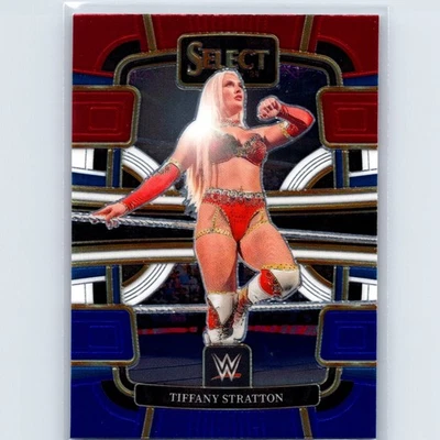 Panini Select WWE 2024 Tiffany Stratton #36 rojo y azul Foto 1 de 2
