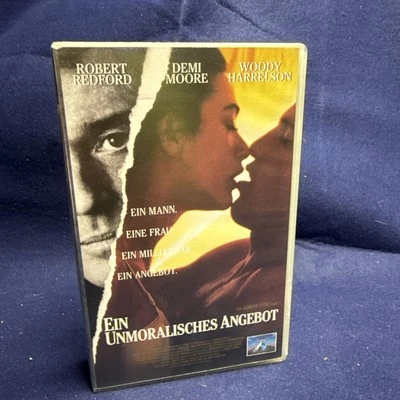 Ein Unmoralisches Angebot-VHS- Robert Redford*Demi Moore*Woody Harrelson - Bild 1 von 2