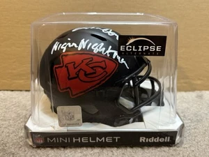 CHRISTIAN OKOYE Signed Kansas City Chiefs Mini Helmet "Nigerian Nightmare" JSA - Picture 1 of 10