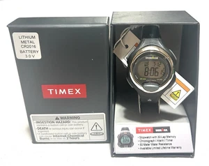 Timex TW2W17300 Ironman Essentials E30 Damenuhr schwarzes Armband digitales Zifferblatt T8 - Bild 1 von 4