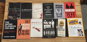 Men's Pick Up Seduction Attraction Dating Advice Book Lot 12 Models The Natural  - Imagen 1 de 10