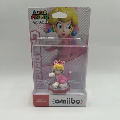 Amiibo - SEALED Cat Peach Figure (Super Mario Series) New in Box - Image 1 of 2