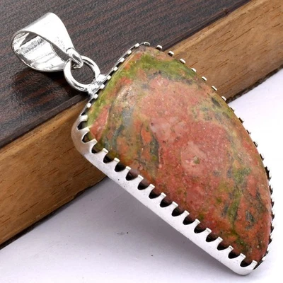 Unakite Ethnische Handgemachte Anhänger Schmuck 1" P 1527 - Bild 1 von 4