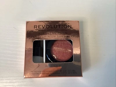 Revolution Flawless Foils Metallic Eyeshadow & Primer Set "ROSE GOLD” - NIB - Image 1 of 4