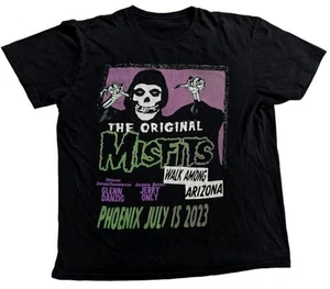 Camisa de Concierto Original Misfits Grande Negra Gira Danzig Jerry Only Phoenix Ariz - Imagen 1 de 6