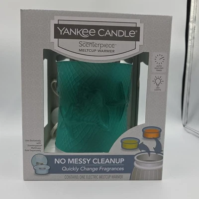 Yankee Candle Scenterpiece Calentador Fácil Meltcup Costas Temporizador Verde azulado Foto 1 de 4