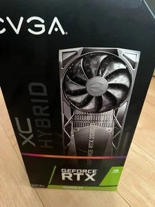 EVGA NVIDIA GeForce RTX 2080 Ti XC HYBRID GAMING 11GB GDDR6 VIDEO CARD - Picture 1 of 5