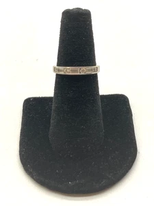 14k White Gold CZ Ring Size 6 - 2.38g - Picture 1 of 9