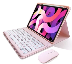 Keyboard Case for iPad Pro 13 inch M4 Keyboard Case with Mouse Cute Round Key... - Picture 1 of 7