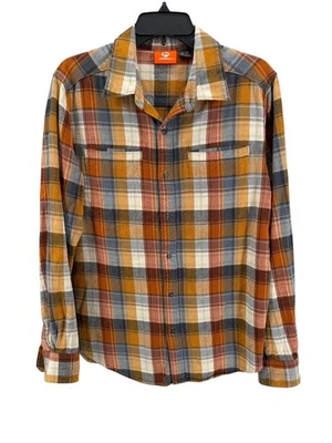 Merrell Men's Multi-Color Plaid Flannel Long Sleeve Button-Up Shirt Size Medium - Image 1 of 4