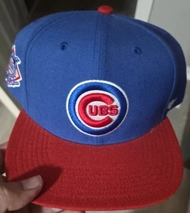 Chicago Cubs Hat Mens Adjustable Snapback Blue Red '47 Captain New No Stickers - Picture 1 of 9