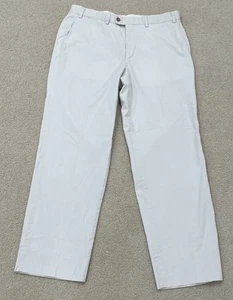 Hiltl Pantalone Uomo 34x30 Sabbia Beige Cotone Elasticizzato Chino Dritto Ultimate Pantalone - Foto 1 di 12