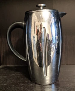 Starbucks Barista French Press Coffee Maker Stainless Steel Insulated 32 oz 2003 - Picture 1 of 7