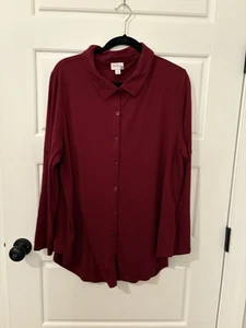 Lularoe Valentina Oberteil mit Knopfleiste -XL- Artikel#588 - Bild 1 von 5