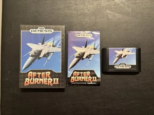 After Burner II (Sega Genesis, 1990) CIB Completo con Manual Probado y Funciona! - Imagen 1 de 23