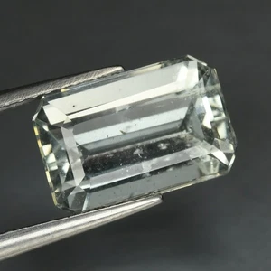 3.36Ct Superb Perfect Octagan 11.1x7.3 MM 100% Natural Blue Brazilian Aquamarine - Foto 1 di 5