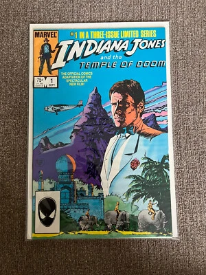 Marvel Comics - Indiana Jones y el Templo de la Muerte 1984 #1 en estado bastante bueno JP Foto 1 de 2