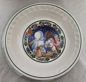 1989 Country Kids Collectors Recipe Plate "CHRISTMAS WISH" PLATE 5 OF 5 - Picture 1 of 5