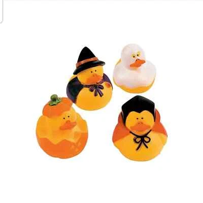 Halloween Patitos de Goma, Juguetes Decoración 12 Piezas Calabaza Bruja Vampiro Momia Foto 1 de 4