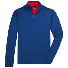 New Men's FootJoy Tonal Print Knit Golf Midlayer - Twilight Blue - Large