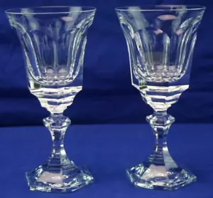Cristal de Sevres Chenonceaux (2) Water Goblets, 7 1/2" - Picture 1 of 12