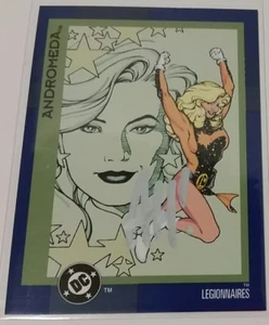 1993 DC II Cosmic Teams LSH Andromeda Card #92 Signed by Adam Hughes - Picture 1 of 2