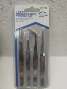 Home Plus Silber Pinzette 4 Stück - Bild 1 von 1