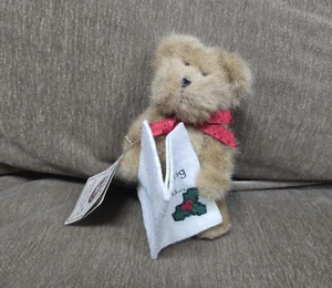 Boyds Bears Jingle 6" Wishing You Beary Happy Hollydays Christmas Holiday New - Picture 1 of 1