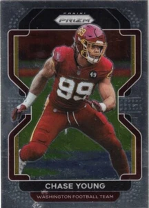 CHASE YOUNG-DT-WASHINGTON COMMANDERS-2021 PANINI-PRIZM FOOTBALL #213 - Picture 1 of 2