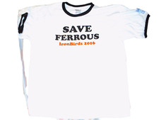 ABERDEEN IRONBIRDS BASEBALL RIPKEN SAVE FERROUS T SHIRT 2016 BRAND NEW XL MENS