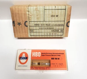 Osram HBO 100 W/2 05249 10 Super Pressure Mercury Lamp FREE SHIP! - Picture 1 of 3