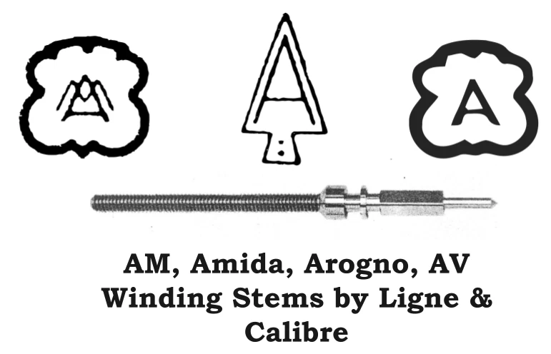 1x Potencias de bobinado Adolf Michel AM Amida Arogno Aurore AV de Cal. [Lista desplegable] Foto 1 de 1