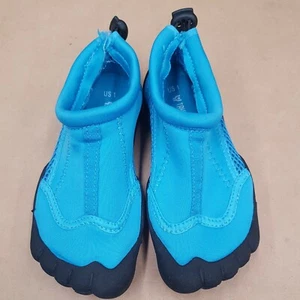 Used once Tahwalhi Blue Beach Aqua Sock Kid Shoes Non-Slip  US 1 pull string  - Bild 1 von 9