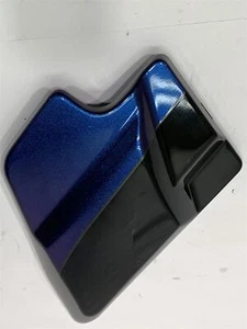 2010 Harley-Davidson Electra Glide Right Side Cover Flame Blue Pearl/Black - Picture 1 of 4