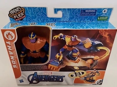 Boneco Marvel Avengers Bend Flex Missions Thanos Fire Mission 6" THANOS - Imagem 1 de 4
