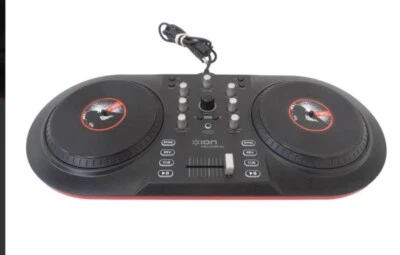 Ion Discover DJ Computer System Dual Turntable USB Controller for Mac PC Great - Image 1 of 4