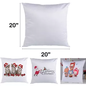 4 Stck. Sublimation Kissenbezüge weiß Sublimation leer Kissenbezug Wärmeübertragung - Bild 1 von 9