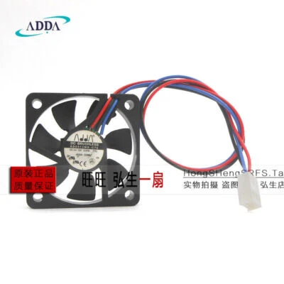 Original  ADDA  AD0512MB-G76  3 Wires 3 Pins 5CM CPU Cooling 12V 0.07A - Image 1 of 3