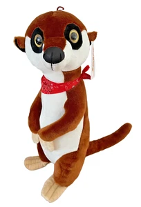 Erdmännchen Plüsch 45 cm mit Funkelaugen Schmusetier Plüschtier Afrika NEU ♥ - Bild 1 von 4