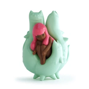 UYU & ASSTERISKAT MOON JELLY VINYL-SPIELZEUGFIGUR SOEY MILK X MUNKY KING - Bild 1 von 5