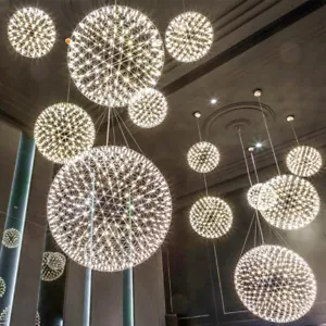 Lampadario LED a sospensione bar cucina plafoniere negozio hotel illuminazione - Foto 1 di 12