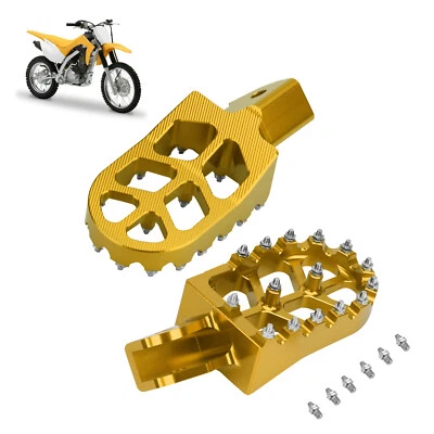 2 件金脚钉摩托车脚钉数控适用于本田 CRF150F CRF230F 2003-2019 — 第 1/4 张图片