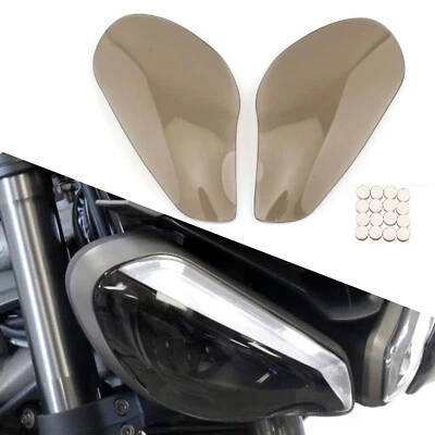 2x Cubierta de lente de luz protectora de faros de humo para Triumph Street Triple 765 RS 20-22 Foto 1 de 4