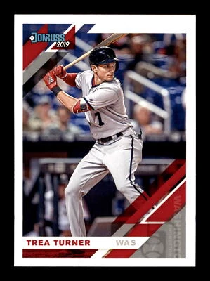 2019 Donruss #141 Trea Turner Washington Nationals - Image 1 of 2