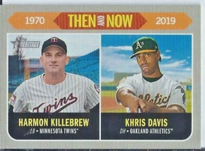 Killebrew / K.Davis 2019 Topps Heritage Then & Now  - Picture 1 of 1