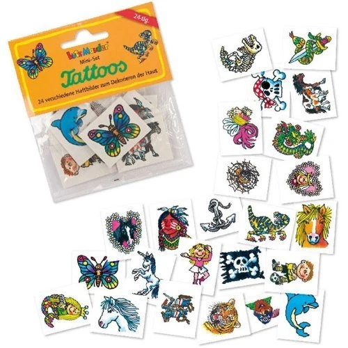 Mini Tattoos Set Gemischte Themen Kindergeburtstag Mitgebsel von Lutz Mauder