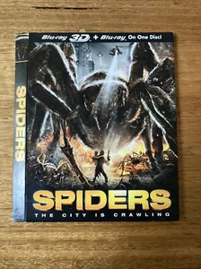 SPIDERS Blu-ray (3D + 2D, 2011) Sydney Sweeney, Slipcover Only! No Disc Or Case - Picture 1 of 10