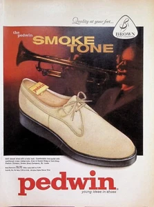 VINTAGE 1950s Print Ad ~ The Pedwin Smoke Tone Shoe ~ Young Ideas In Shoes - Picture 1 of 1